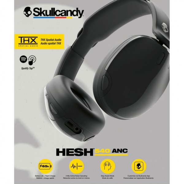 Skullcandy Langattomat Kuulokkeet Hesh 540 ANC Over-Ear True Black