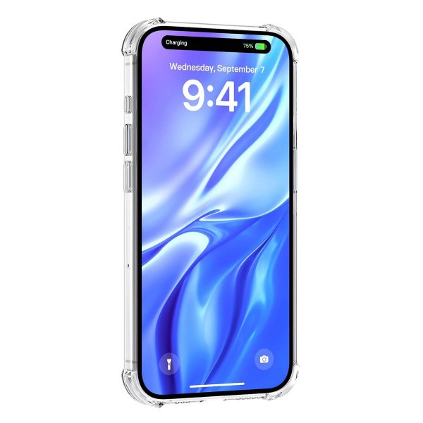 iPhone 17 Pro Läpinäkyvä kuori korttitelineellä