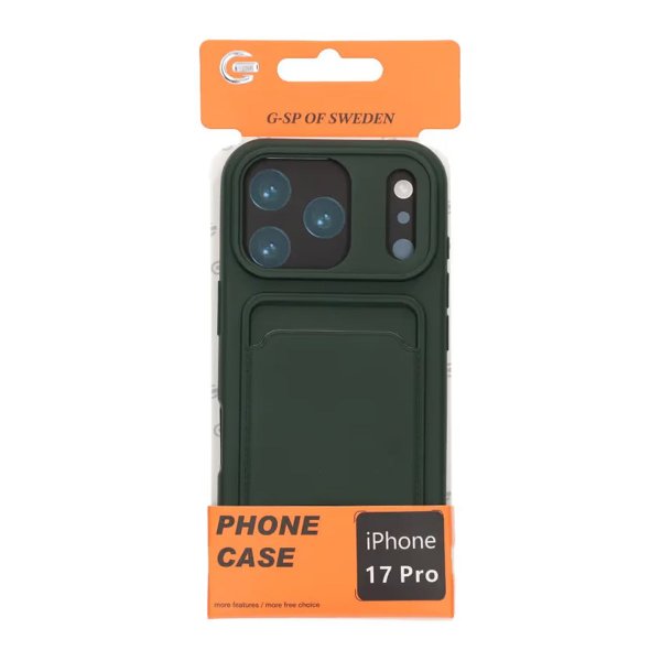 iPhone 17 Pro Kotelo Korttipidike Vihreä