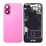 iPhone 16 Plus Takalasi pienosilla - Pinkki