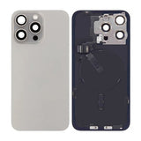 iPhone 15 Pro Max Takalasi Kokonainen OEM - Luonnollinen Titaani