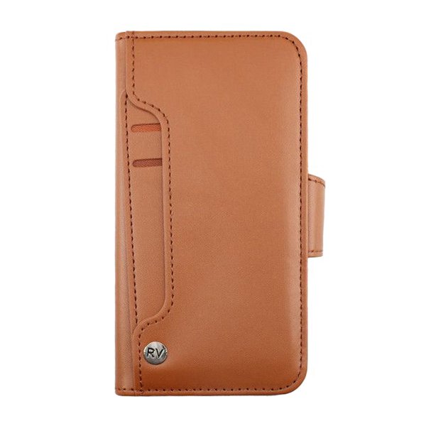 Rvelon iPhone 11 Kotelo 4 Korttipaikkaa Ruskea