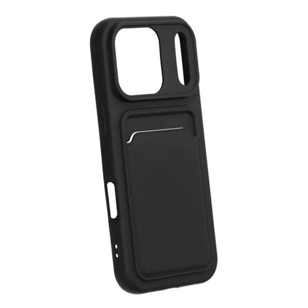 iPhone 17 Pro Kotelo Korttipidike Musta