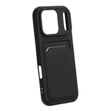 iPhone 17 Pro Kotelo Korttipidike Musta