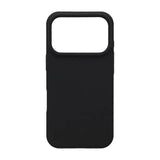 iPhone 17 Pro Max Kuori Liquid Silicone Musta