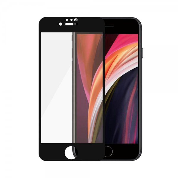 PanzerGlass iPhone 6/6S/7/8/SE Näytönsuoja Case Friendly Musta
