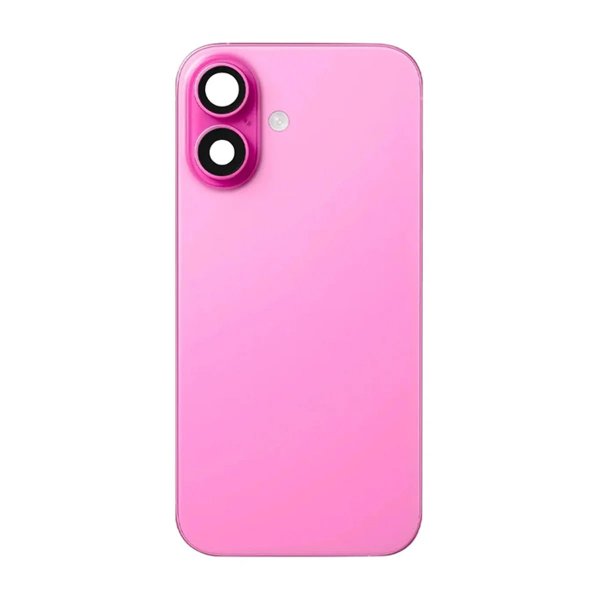 iPhone 16 Plus Takalasi pienosilla - Pinkki