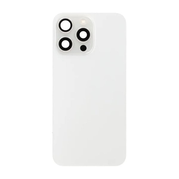 iPhone 15 Pro Max Takalasi Täydellinen OEM - Valkoinen