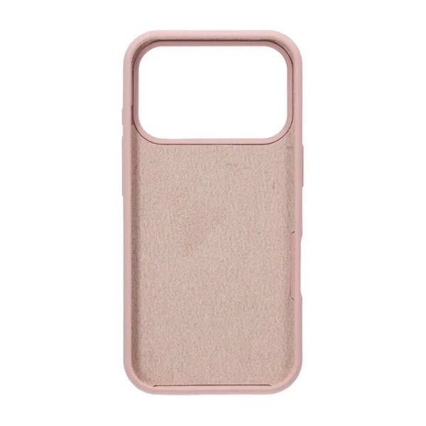 iPhone 17 Pro -kuori, nestemäinen silikoni, vaaleanpunainen