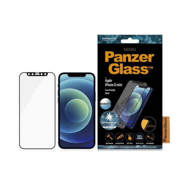 PanzerGlass iPhone 12 Mini Näytönsuoja Edge-to-Edge Anti-Glare