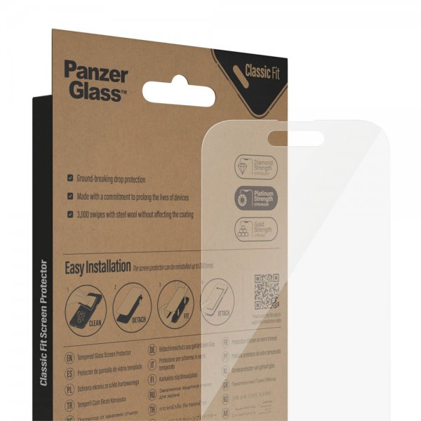 PanzerGlass iPhone 14 Pro Näytönsuoja Classic Fit
