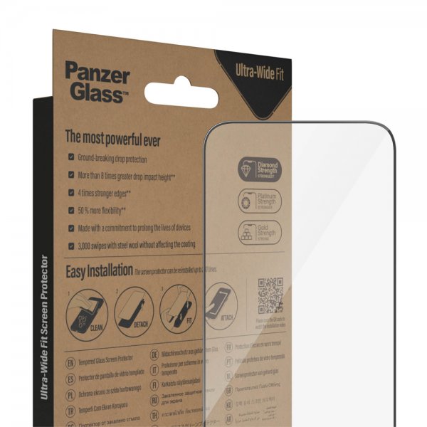 PanzerGlass iPhone 14 Pro Max -näytönsuoja Ultra-Wide Fit