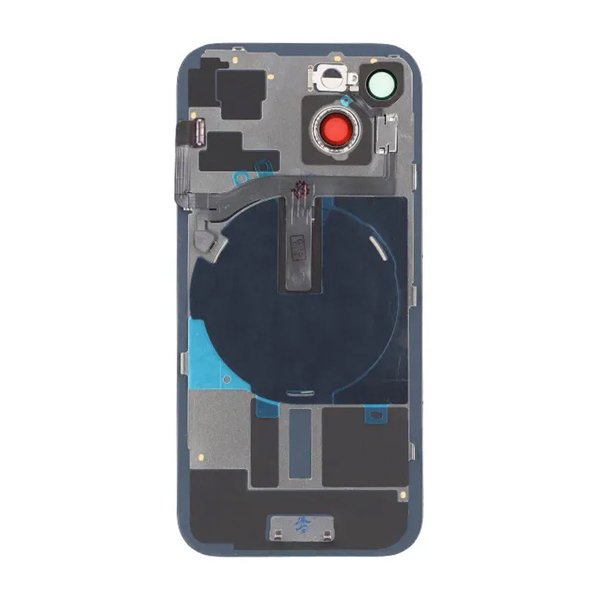 iPhone 15 Takalasi pienosilla - Valkoinen
