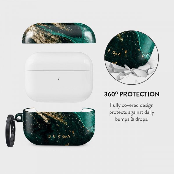 Burga AirPods Pro 2 Kuoret Malli Emerald Pool