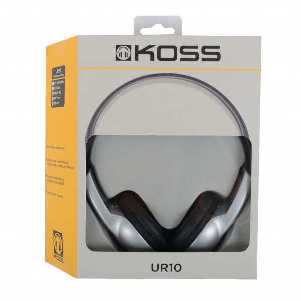 Koss UR10 On-Ear -kuulokkeet, hopea