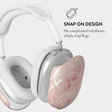 Burga AirPods Max kuori, Golden Coral -design