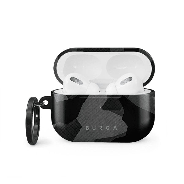 Burga AirPods Pro 2 Kuoret Design Night Black Camouflage