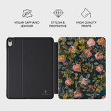 Burga iPad 10.9 (10. sukupolvi)/iPad 11 (A16) Folio-suojakotelo, Bloomy Garden