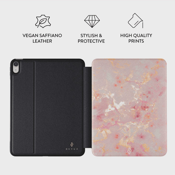 Burga iPad 10.9 (10. sukupolvi)/iPad 11 (A16) Folio-kotelo Golden Coral