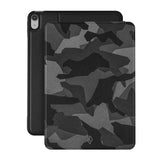 Burga iPad 10.9 (10. sukupolvi)/iPad 11 (A16) Folio-kotelo Night Black Camouflage