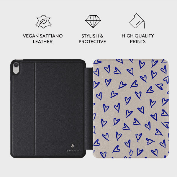 Burga iPad 10.9 (10. sukupolvi)/iPad 11 (A16) Folio-suojakotelo Love Me Right