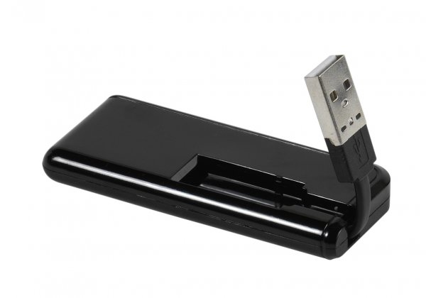 Vivanco USB-keskitin 4x USB 2.0 Musta