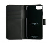 Vivanco iPhone 6/6S/7/8/SE Classic Wallet -kotelo, musta