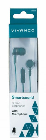 Vivanco SmartSound In-Ear Plugin -kuulokemikrofoni 3,5 mm sininen