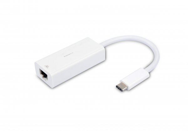Vivanco-sovitin USB Type-C Network Adapter RJ45 Valkoinen