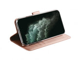 Vivanco iPhone 11 Pro Max -kotelo, Classic Wallet, ruusukulta