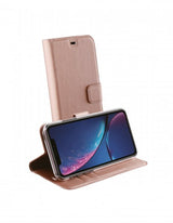 Vivanco iPhone Xr Classic Wallet -suojakotelo, ruusukulta