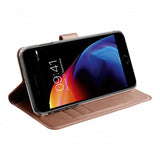 Vivanco iPhone 6/6S Plus/iPhone 7 Plus/iPhone 8 Plus -suojakotelo Classic Wallet, ruusukulta