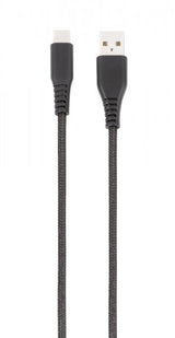 Vivanco Longlife Braided -kaapeli USB-A/USB-C 1,5 m musta
