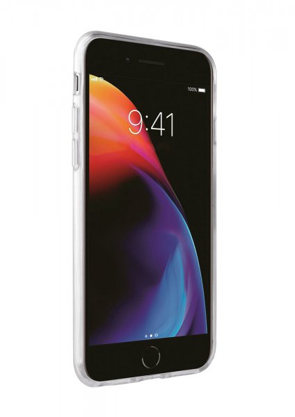 Vivanco iPhone 6/6S/7/8/SE kuori Safe & Steady, läpinäkyvä