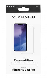 Vivanco iPhone 12/iPhone 12 Pro Näytönsuoja Karkaistu suojalasi 9H