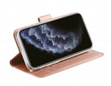 Vivanco iPhone 12 Mini -suojakotelo Classic Wallet, ruusukulta