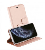 Vivanco iPhone 12 Mini -suojakotelo Classic Wallet, ruusukulta