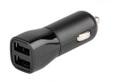 Vivanco Autolaturi Kiinteä autolaturi 2xUSB-A 17W Musta