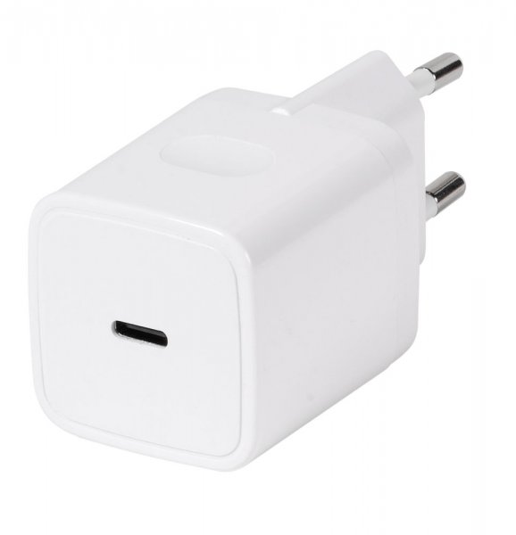 Vivanco Laturi kaapelilla Super Fast Charger Set USB-C/Lightning 20W 1.2m Valkoinen