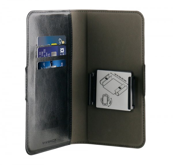 Vivanco-suojakotelo, universaali Book Case XL, musta