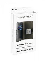Vivanco-suojakotelo, universaali Book Case XL, musta