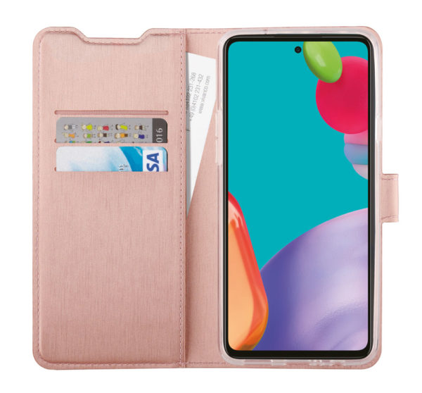 Vivanco Samsung Galaxy S23 FE Classic Wallet -kotelo, ruusukulta