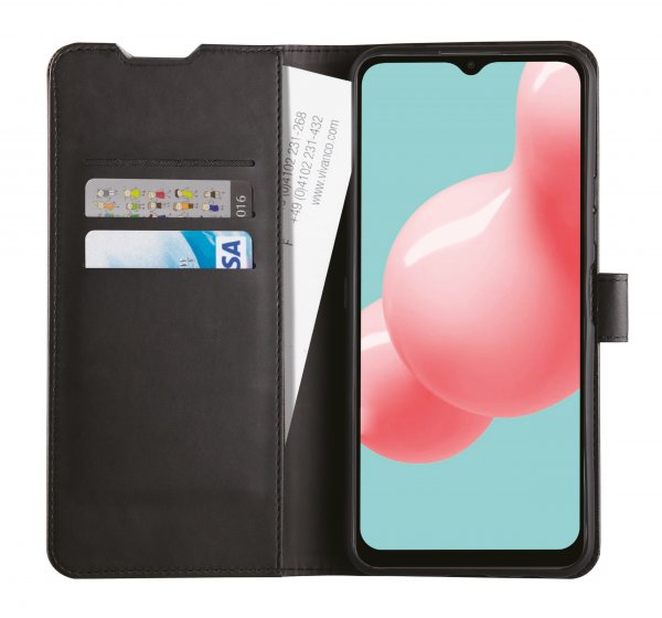 Vivanco Samsung Galaxy A33 5G Kotelo Classic Wallet Musta