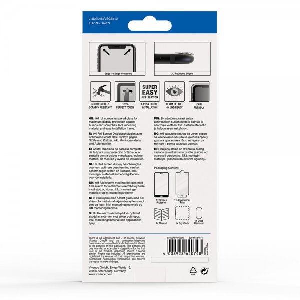 Vivanco Samsung Galaxy S24 Ultra Näytönsuoja Koko näyttö