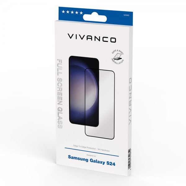 Vivanco Samsung Galaxy S24 Näytönsuoja Koko näyttö