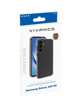 Vivanco Samsung Galaxy A35 Suojakuori Safe & Steady Läpinäkyvä