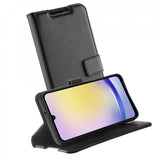 Vivanco Samsung Galaxy A35 Classic Wallet -suojakotelo, musta