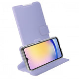 Vivanco Samsung Galaxy A35 Classic Wallet -suojakotelo, laventeli