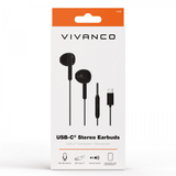 Vivanco Kuulokkeet Smart Pro USB-C In-Ear Headset Musta
