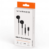Vivanco Kuulokkeet Smart Pro USB-C In-Ear Headset Musta